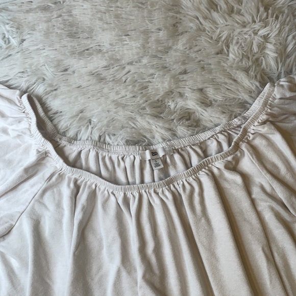 Nordstrom BP White Off the Shoulder Peasant Top -‎ Size Small - Picture 4 of 5